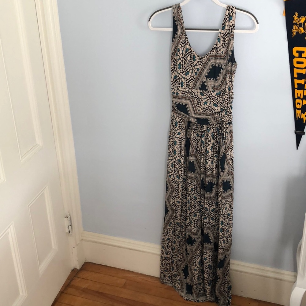 Maeve Anthropologie Printed Maxi Dress